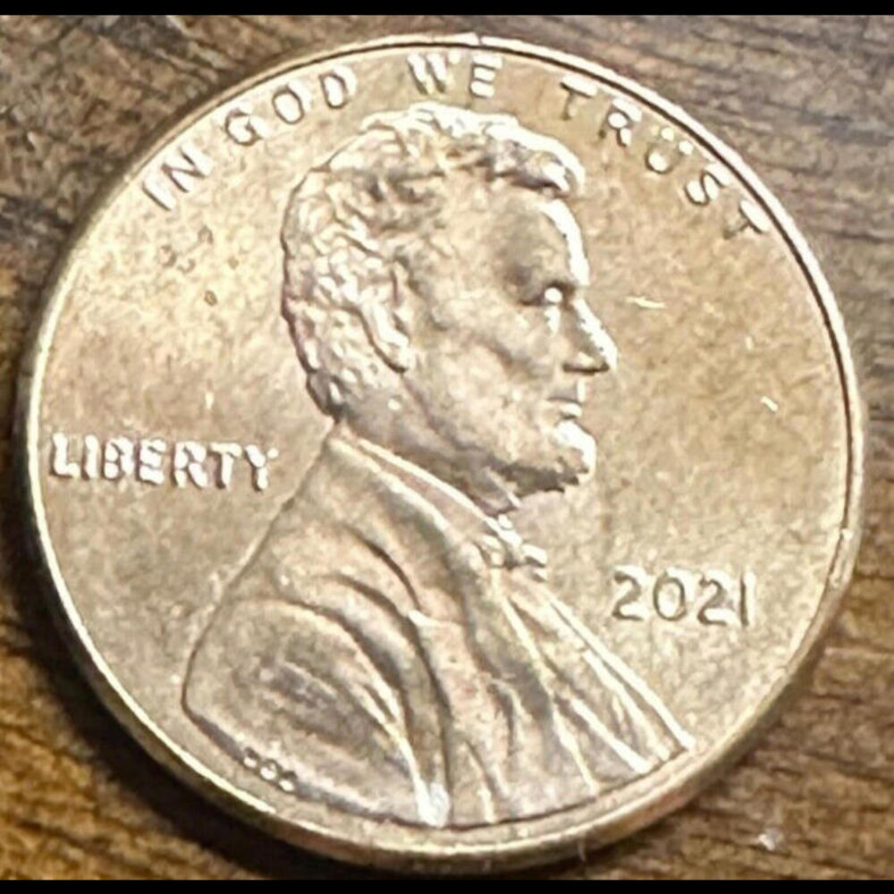 US 2021 Shield Penny 1 Cent Coin No Mint Mark
